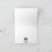 かわいい犬 カード (内部)