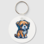 かわいい犬 キーホルダー (裏面)