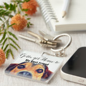 かわいい犬 キーホルダー (正面右)