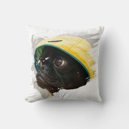 かわいい犬 クッション (正面)