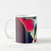 かわいい犬 コーヒーマグカップ (左)