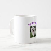 かわいい犬 コーヒーマグカップ (正面左)