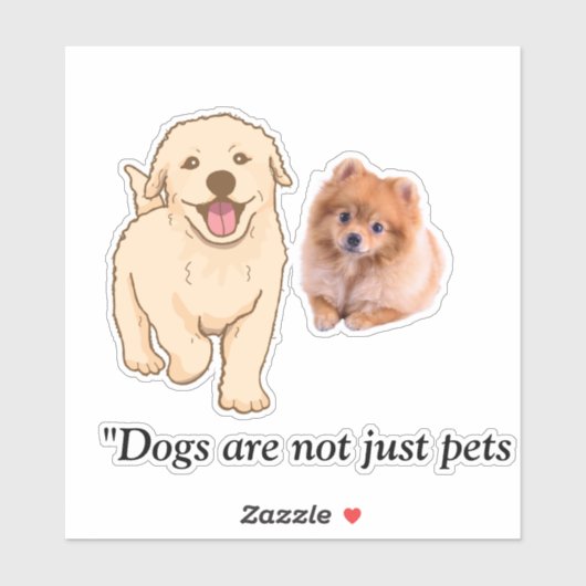 かわいい犬 シール (シート)