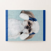 かわいい犬 ジグソーパズル (横)