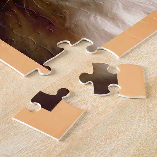 かわいい犬 ジグソーパズル (側面)