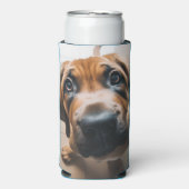 かわいい犬 スリム缶クーラー (Seltzer正面)