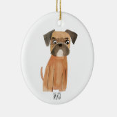 かわいい犬 セラミックオーナメント (右)