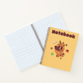 かわいい犬🥨💛✨💗🐶 ノートブック (内部)