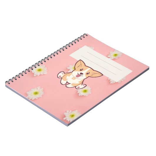 かわいい犬 ノートブック (左側)