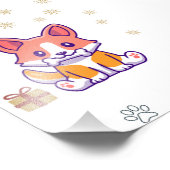 かわいい犬 フォトプリント            (角)