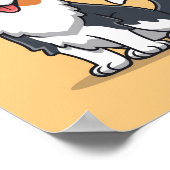 かわいい犬 ポスター (角)