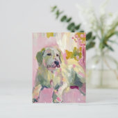 かわいい犬 ポストカード (スタンド正面)