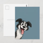 かわいい犬 ポストカード (正面/裏面)
