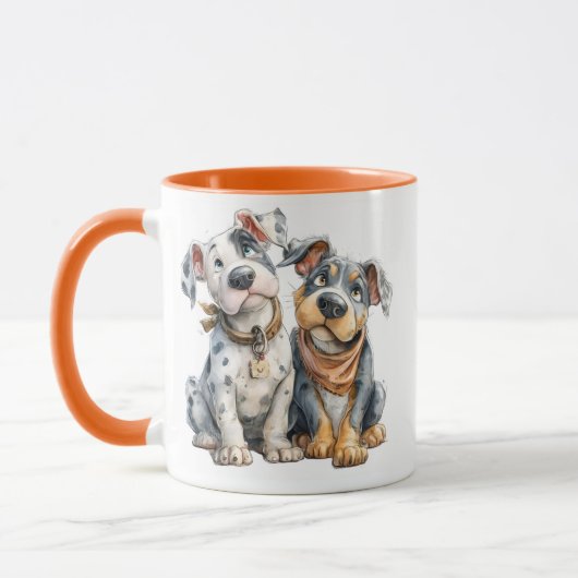かわいい犬 マグカップ (左)
