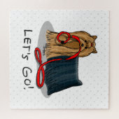 かわいい犬 – 行こう！ヨークシャーテリア(ヨークシャーテリア) ジグソーパズル (横)