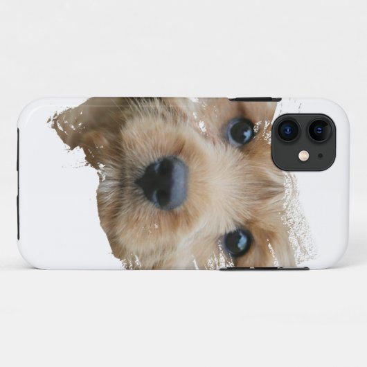 かわいい犬 Case-Mate iPhoneケース (裏面(横))