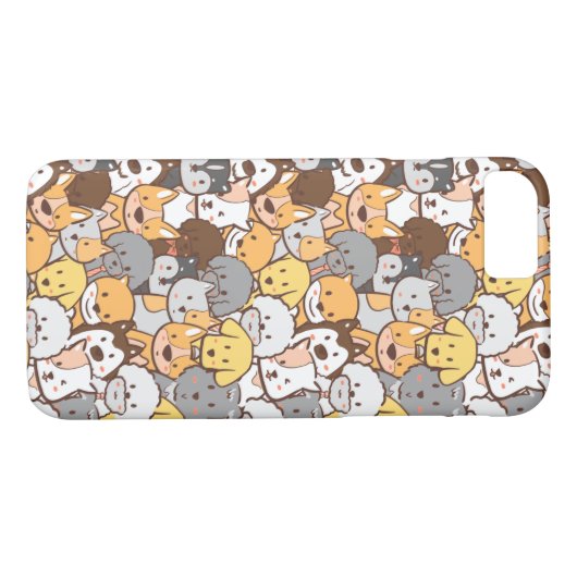 かわいい犬 Case-Mate iPhoneケース (裏面(横))