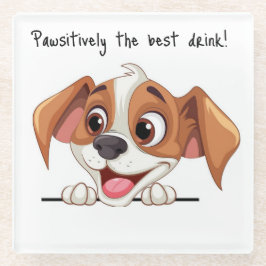 かわいい犬 – Coaster ガラスコースター