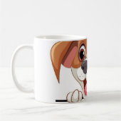 かわいい犬 – Mag コーヒーマグカップ (左)