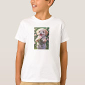 かわいい犬 Tシャツ (正面)