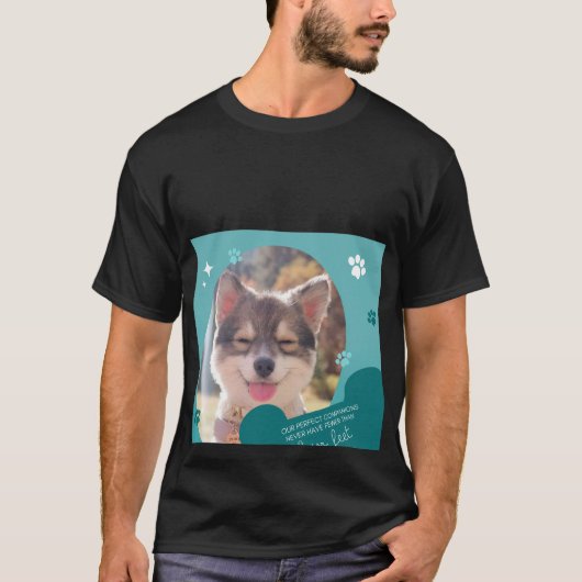 かわいい犬 Tシャツ (正面)