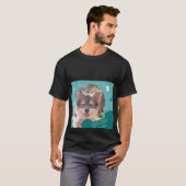 かわいい犬 Tシャツ (正面フル)