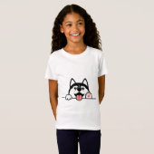 かわいい犬 Tシャツ (正面フル)
