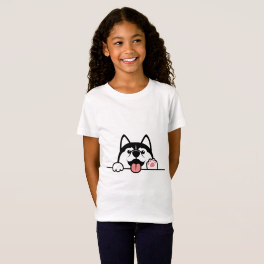 かわいい犬 Tシャツ (正面フル)