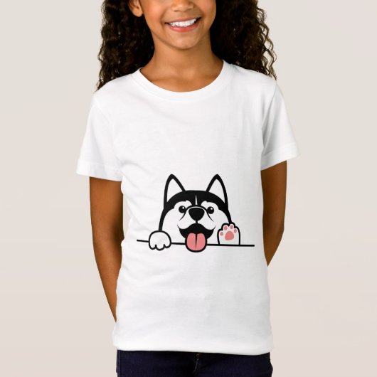 かわいい犬 Tシャツ (正面)