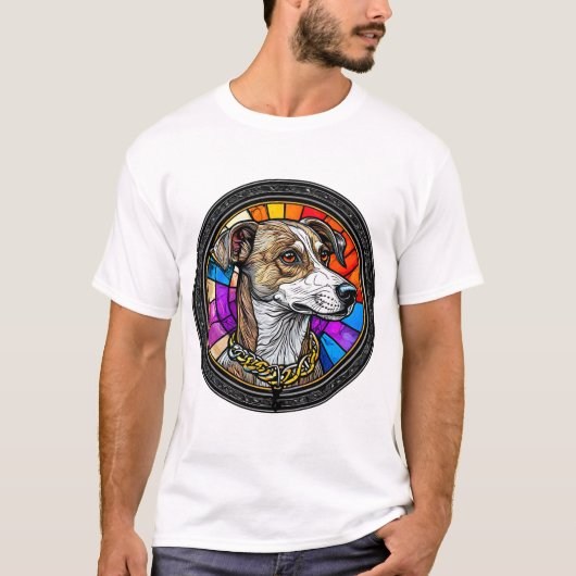 かわいい犬 Tシャツ (正面)
