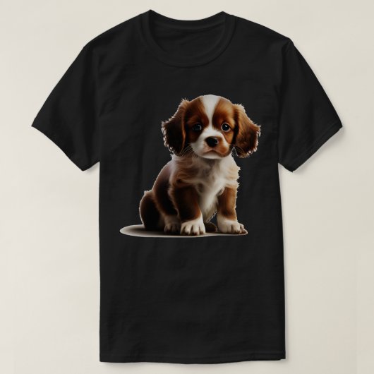 かわいい犬 Tシャツ (デザイン正面)