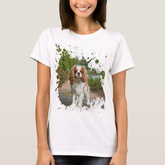 かわいい犬 Tシャツ (正面)