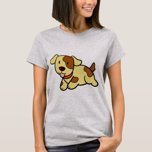 かわいい犬Tシャツ Tシャツ (正面)