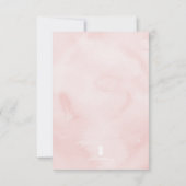 かわいい狐とハートの教室バレンタインカード (裏面)