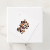 かわいい独身の犬のステッカー フェイバータグ (インサイチュ)