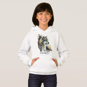 かわいい狼の恋人に名前を付ける (正面フル)