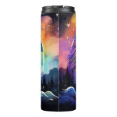 かわいい狼の恋人の名前を追加 タンブラー (裏面)