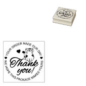 かわいい猫ありがとう ラバースタンプ (押印)