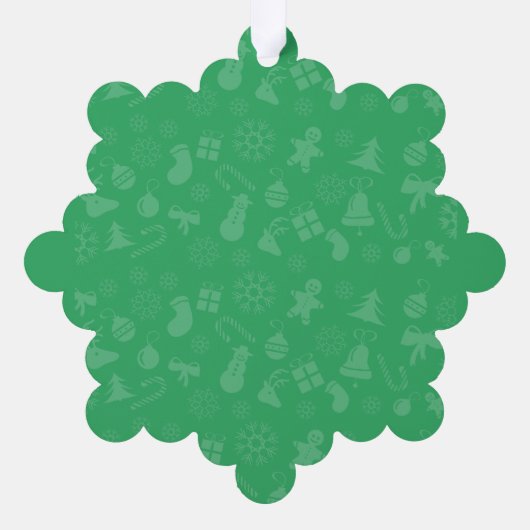 かわいい猫おもしろいのクリスマス、うれしいあいさつ オーナメントカード (裏面)