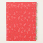 かわいい猫おもしろいのクリスマス、うれしいあいさつ プランナー手帳 (裏面)