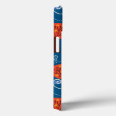 かわいい猫および鳥が付いているパターン Case-Mate iPhoneケース (裏面 / 右)