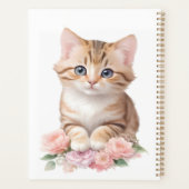 かわいい猫お洒落フローラ プランナー手帳 (裏面)