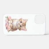 かわいい猫お洒落フローラ Case-Mate iPhoneケース (裏面 (横))