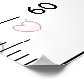 かわいい猫かわいいの成長図 ポスター (角)