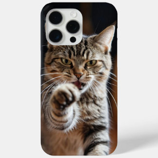 かわいい猫がパンチを投げる iPhone 15 PRO MAXケース