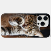 かわいい猫がパンチを投げる Case-Mate iPhoneケース (裏面 (横))