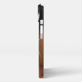 かわいい猫がパンチを投げる iPhoneケース (左側面)