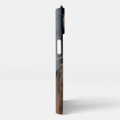 かわいい猫がパンチを投げる iPhoneケース (右側面)