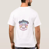 かわいい猫が夢見るTシャツ Tシャツ (裏面)