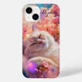 かわいい猫が寝ている Case-Mate iPhoneケース (裏面)